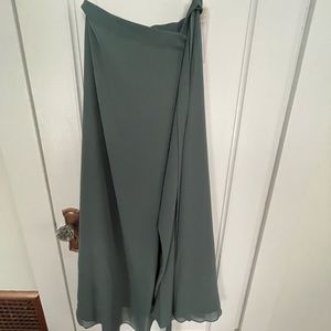 Revelry wrap skirt - eucalyptus